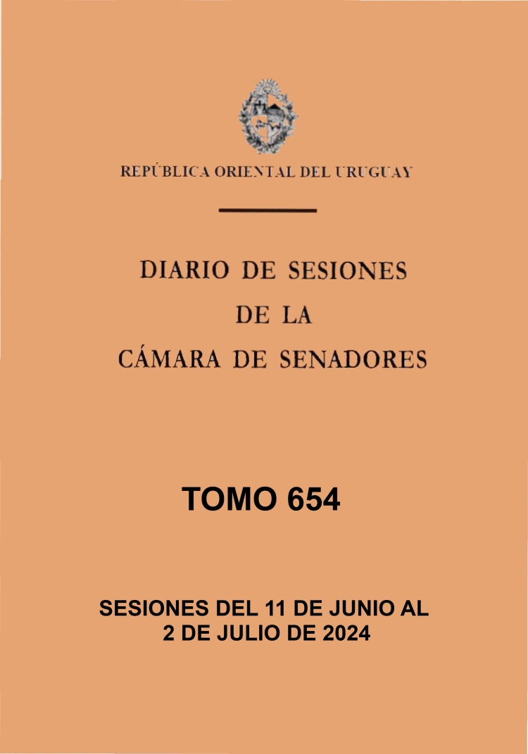 DIARIO DE SESIONES DE LA CAMARA DE SENADORES del 11/06/2024